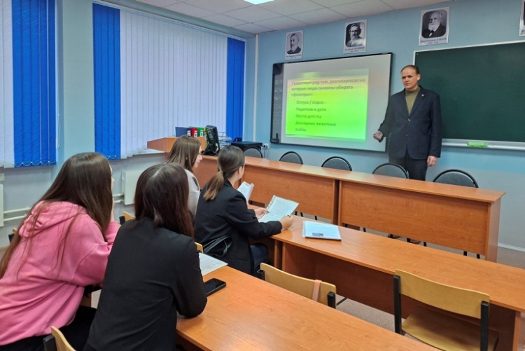 На семинаре с выпускниками