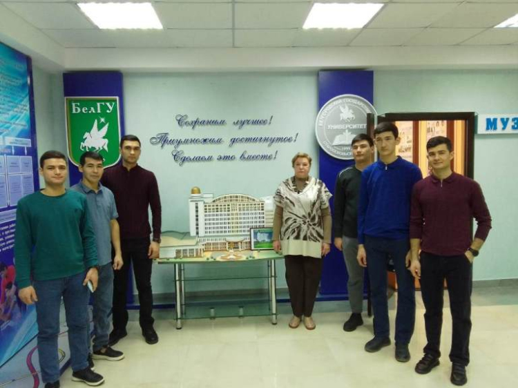 В музее истории СОФ НИУ «БелГУ» состоялась  встреча с иностранными студентами из Туркменистана
